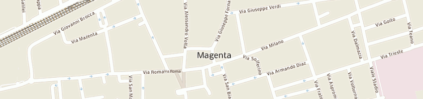 Mappa della impresa dba snc di biagia damiani e c a MAGENTA