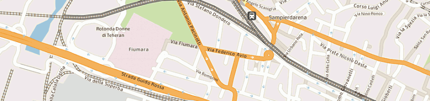Mappa della impresa vallauto sas a GENOVA