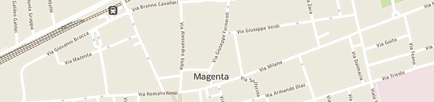 Mappa della impresa cislaghi fabio a MAGENTA