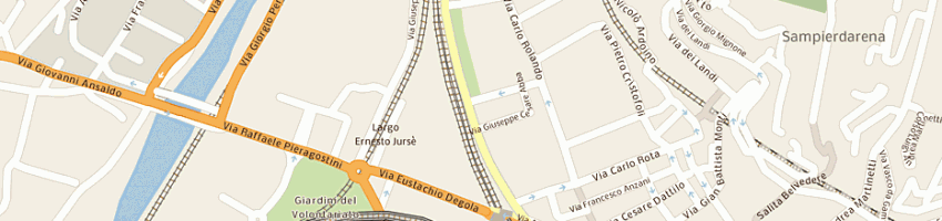 Mappa della impresa diacobe giancarlo a GENOVA