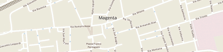 Mappa della impresa gavosto franco a MAGENTA