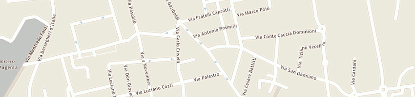 Mappa della impresa quadrifoglio snc di ceriani matteo e c a MAGENTA
