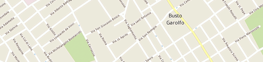 Mappa della impresa polizia municipale a BUSTO GAROLFO