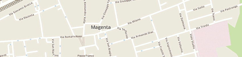 Mappa della impresa eta beta sas a MAGENTA