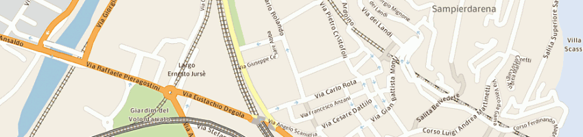 Mappa della impresa cipriani maurizio a GENOVA