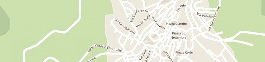 Mappa della impresa nieddu beniamino a SILANUS