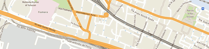 Mappa della impresa rtp service srl a GENOVA