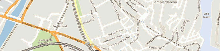 Mappa della impresa iscra alessandro a GENOVA