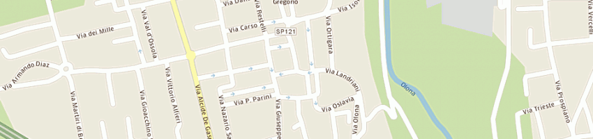 Mappa della impresa ottica caldiroli di caldiroli giancarlo e c snc a OLGIATE OLONA