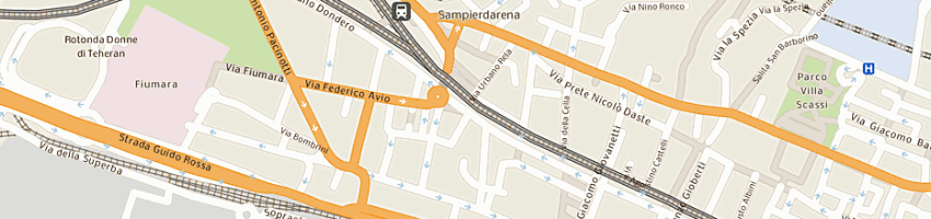Mappa della impresa officina maccio di maccio antonio a GENOVA