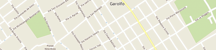 Mappa della impresa autonoleggio b e b sas a BUSTO GAROLFO
