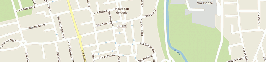 Mappa della impresa sassi paolo a OLGIATE OLONA