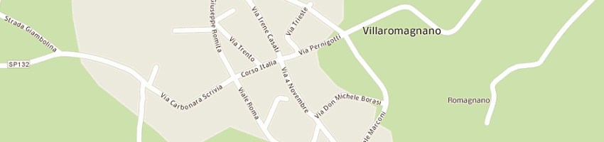 Mappa della impresa i sofa' di savaia franco e c snc a VILLAROMAGNANO