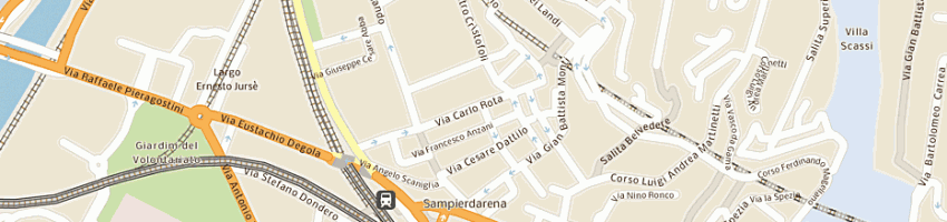 Mappa della impresa associazione nazionale partigiani d'italia a GENOVA