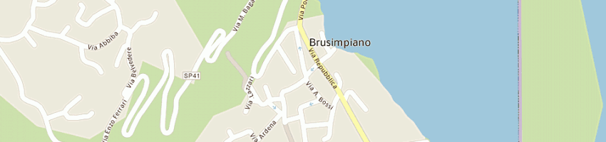 Mappa della impresa trattoria milano di multari a a BRUSIMPIANO