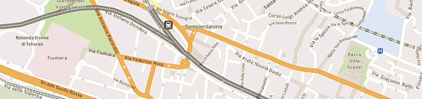Mappa della impresa hair fashion studio grillo di grillo silvana a GENOVA