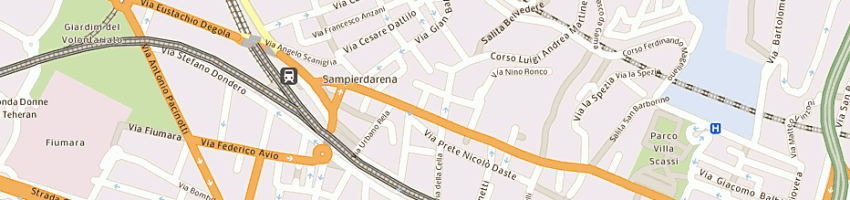 Mappa della impresa parodi e tigani assicurazioni (snc) a GENOVA