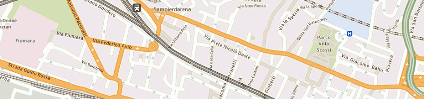 Mappa della impresa sartoria sorice cataldo a GENOVA