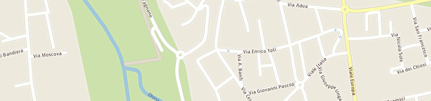 Mappa della impresa centro diurno integrato a GORLA MAGGIORE