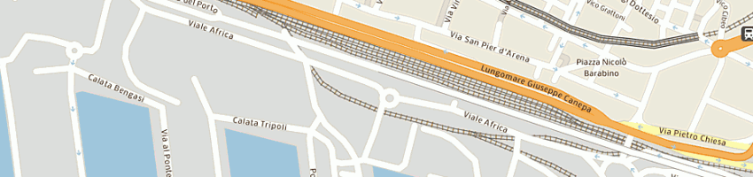 Mappa della impresa pastorino angelo autotrasporti (srl) a GENOVA