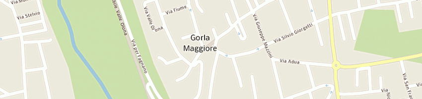 Mappa della impresa gelateria gramagnon sas di cutitta enaudio e c a GORLA MAGGIORE