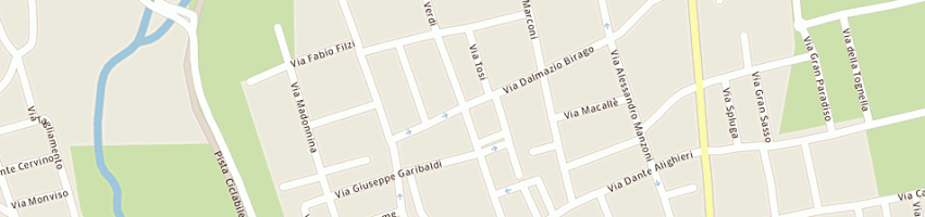 Mappa della impresa dell'acqua (sas) a GORLA MAGGIORE