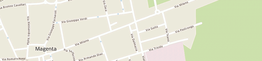 Mappa della impresa elettrica zenel di suka zenel a MAGENTA
