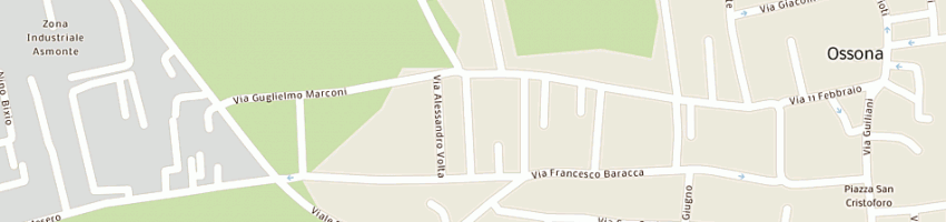 Mappa della impresa bertola store srl a OSSONA