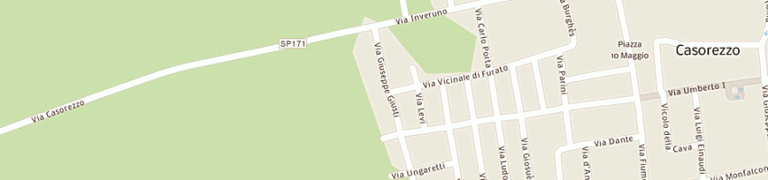 Mappa della impresa pennati forme per interni srl a CASOREZZO