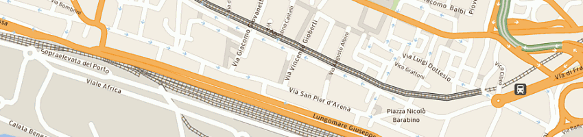 Mappa della impresa associazione culturale il cerchio di iside a GENOVA