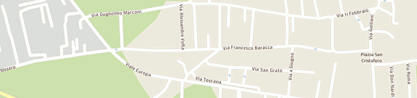 Mappa della impresa ossona auto di fonte felice a OSSONA