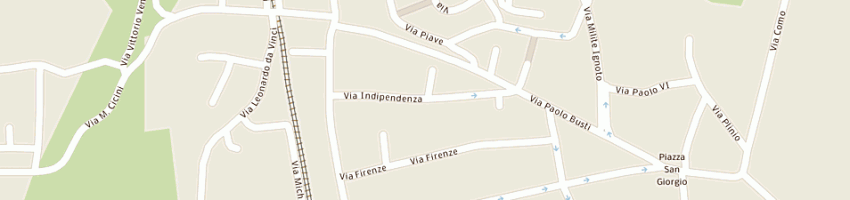 Mappa della impresa allestimenti palladio d francesco pozzi e c snc a VENEGONO SUPERIORE