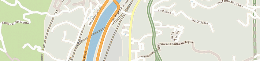 Mappa della impresa autonord service sas di pelle stefano e c a GENOVA