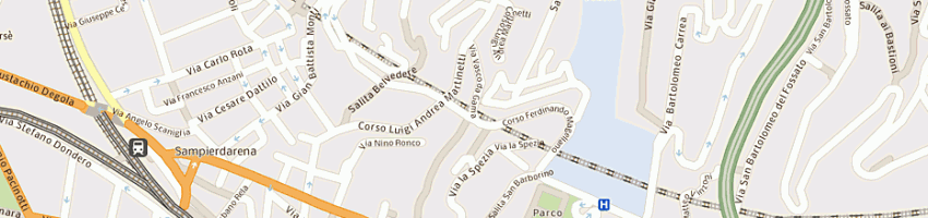 Mappa della impresa nervo estimotecnica sas di nervo mario e c a GENOVA