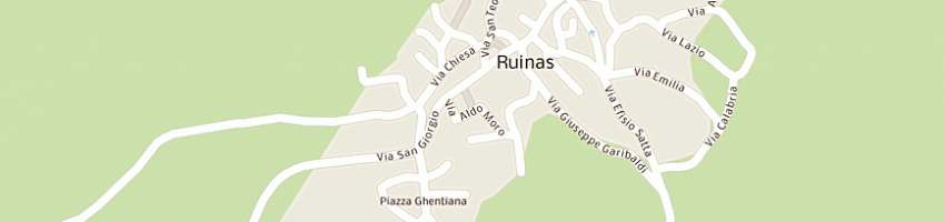 Mappa della impresa pusceddu tigellio a RUINAS