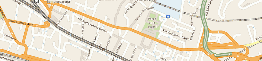 Mappa della impresa edilcaruso srl a GENOVA