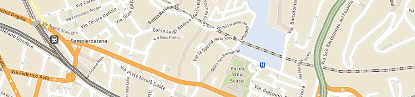 Mappa della impresa autorimessa marco di scarselli carla e c sas a GENOVA