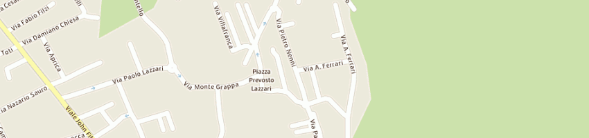 Mappa della impresa la trattoria di rovera sas a MALNATE