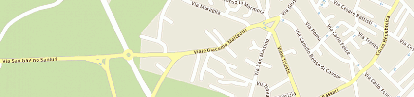 Mappa della impresa impresa verde cagliari srl a SANLURI