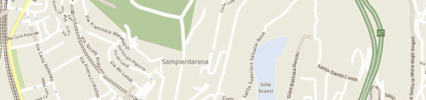 Mappa della impresa di bella agostino a GENOVA