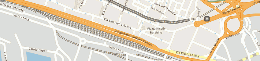 Mappa della impresa ami snc a GENOVA