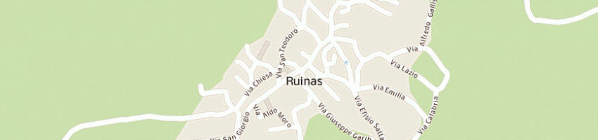 Mappa della impresa poste italiane a RUINAS