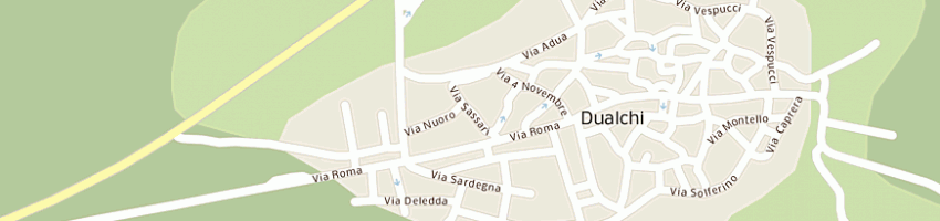 Mappa della impresa carabinieri a DUALCHI