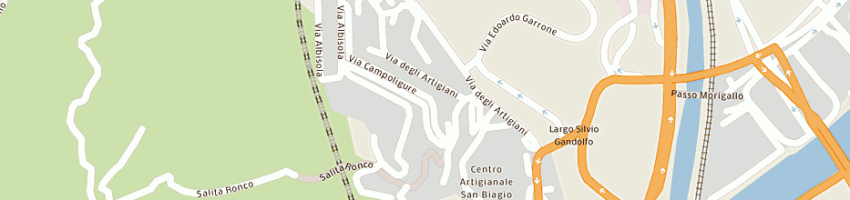 Mappa della impresa mestriner sas a GENOVA