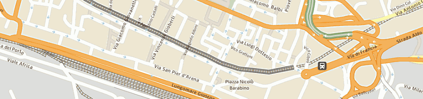 Mappa della impresa orlandi angelo a GENOVA