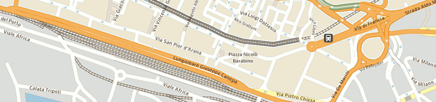Mappa della impresa franconieri massimo a GENOVA
