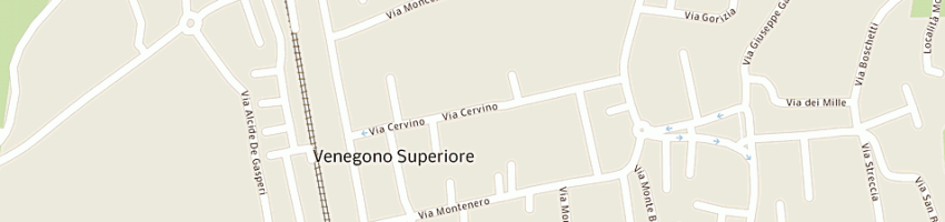 Mappa della impresa rama di mattiuzzo raffaele e c (snc) a VENEGONO SUPERIORE