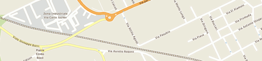Mappa della impresa mari alessandra a LEGNANO