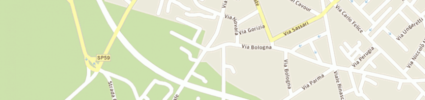 Mappa della impresa azienda sanitaria sanluri a SANLURI