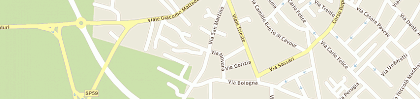 Mappa della impresa emme auto di montisci s e g snc a SANLURI